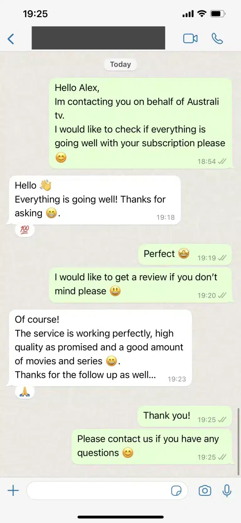 Review screenshot